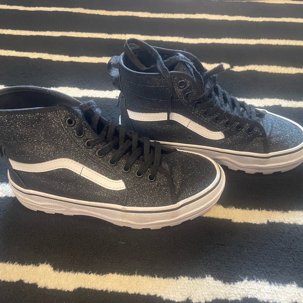 Vans Glitter Sentry Sk8-Hi Platform Shoes